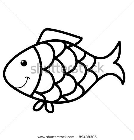 450x470 Easy To Draw Fish How To Draw An Easy Fish Step 5 For Details