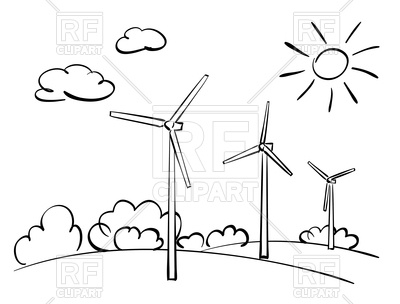 400x304 Wind Turbines And Nature