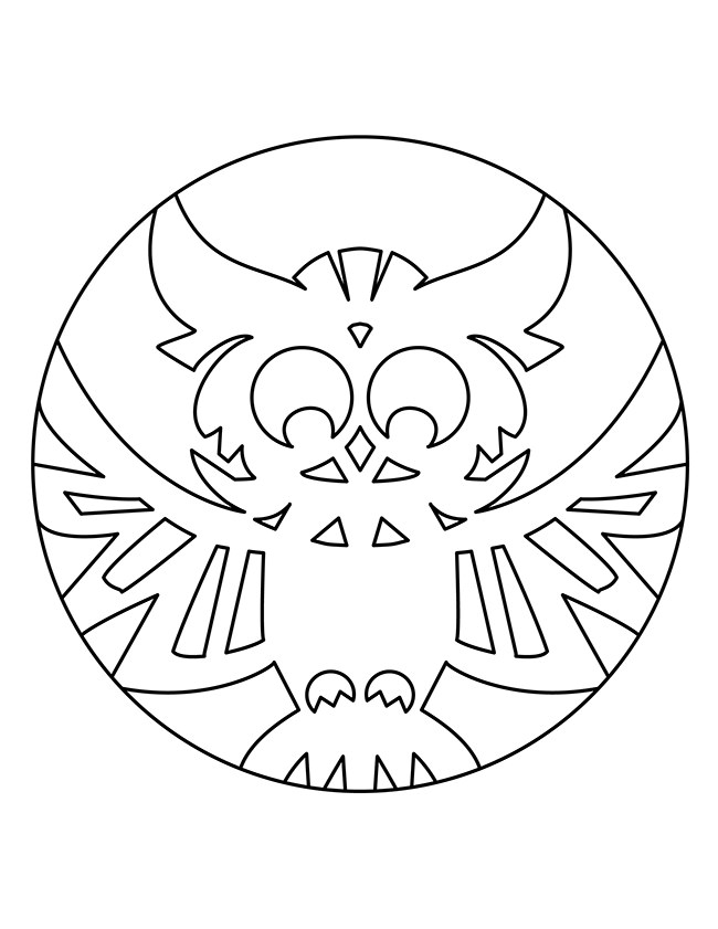 650x841 Owl Template