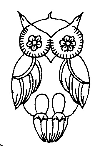 340x493 Owl Tattoo Outline Owl Tattoo Outline, Outlines