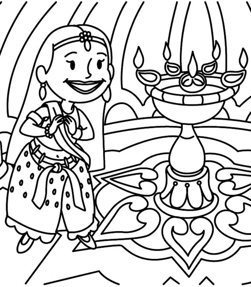 800x917 Diwali Paintings, Scene, Drawing Pictures, Sketch For Kids Happy