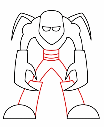 350x425 Drawing A Cartoon Monster