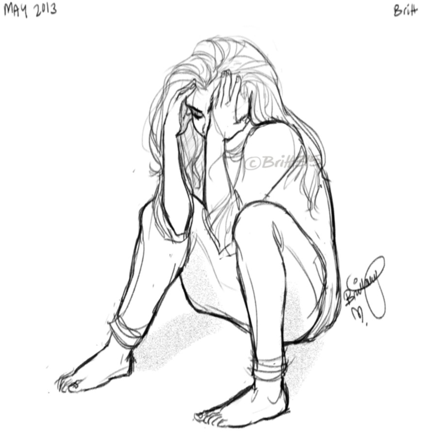 888x897 Sitting Outside The Door. I'M Sorry It's Just That I Can'T Stop