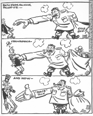 308x385 M965.199.10036 The Outstretched Hand. Drawing, Cartoon John