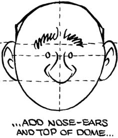 236x274 How To Draw Comic Cartoon Faces Heads With The Oval Method