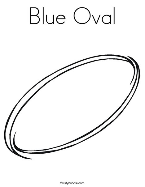 468x605 Blue Oval Coloring Page