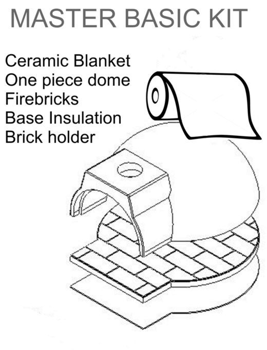 520x683 Master Wood Fired Oven Kits Wood Fired Pizza Ovens Gourmet
