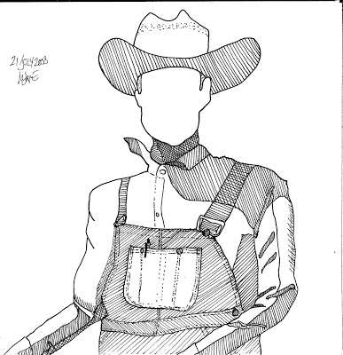 387x400 Daily Draw Mennonite Overalls