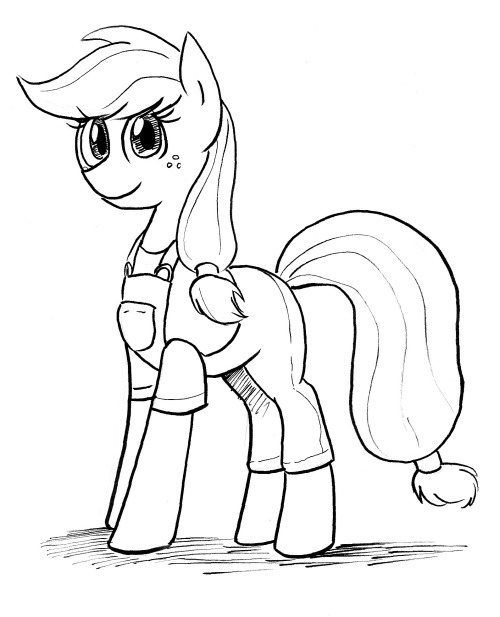 500x617 Rabble Rabble Rabble Rabble! I Wanted To Draw Applejack