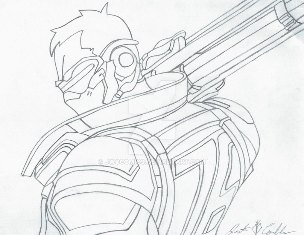 1016x787 Overwatch Soldier 76 By Jwccomics