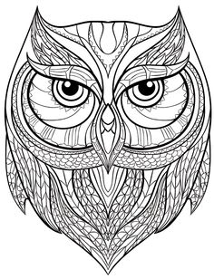 236x308 Mega Owls 5 Adult Coloring Book Louise Coloring For Adults