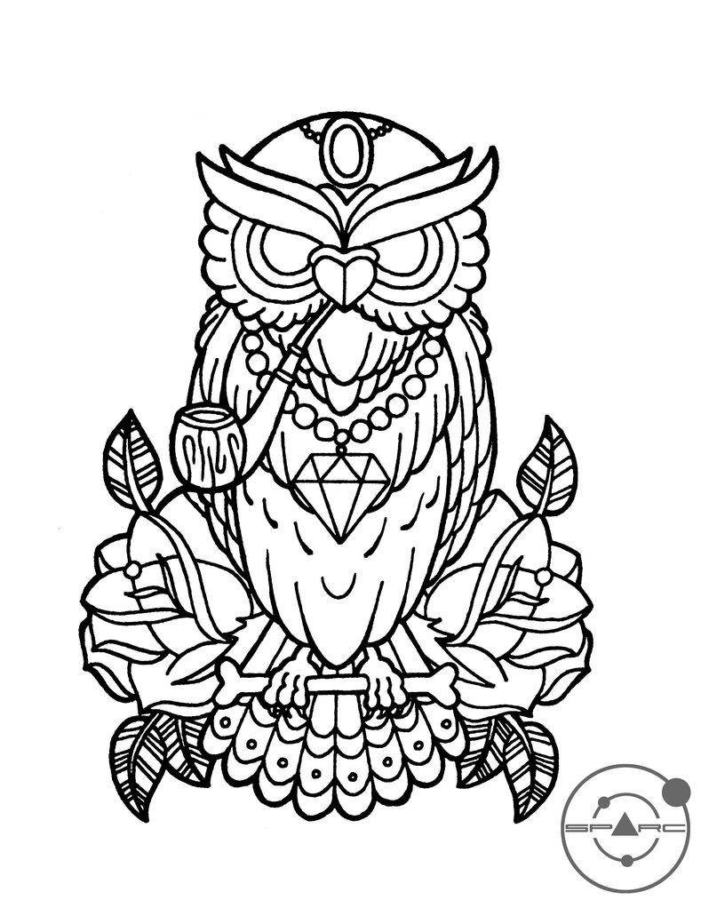 789x1013 Owl By Sparc666 On Color Pages Owl