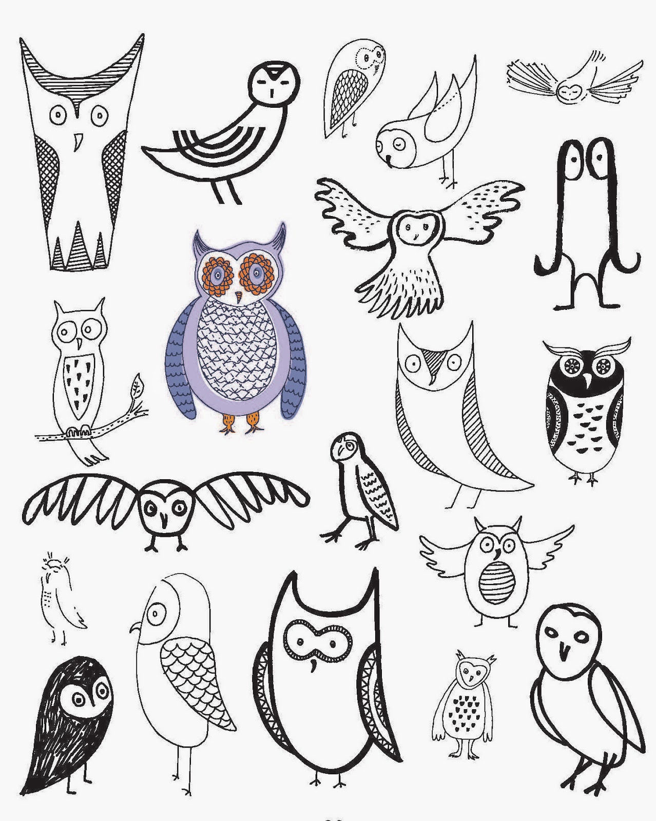 1278x1600 Craftside 20 Ways To Draw An Owl To Get You In The Back To School