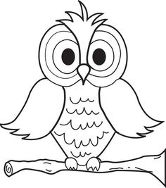 236x267 Cartoon Owl Coloring Page