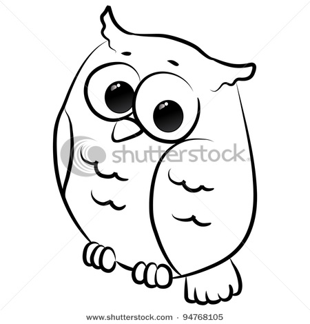 450x470 Best Photos Of Cute Owl Outline To Trace