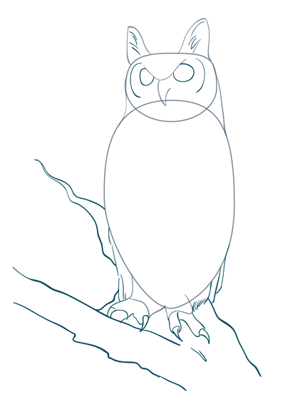 400x560 How To Draw A Realistic Owl Sketchbook Challenge 48