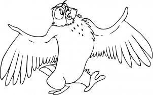 302x187 How To Draw How To Draw Owl From Winnie The Pooh