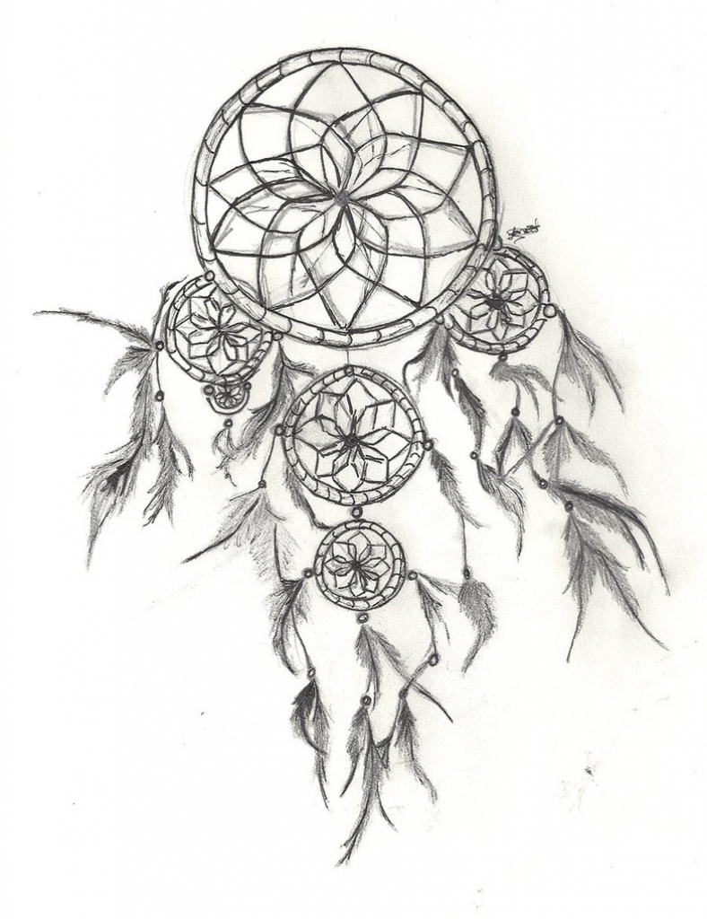 Owl Dream Catcher Drawing at GetDrawings | Free download