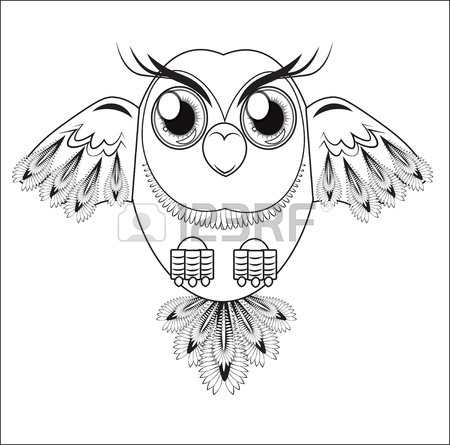 Owl Eyes Drawing