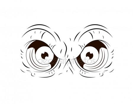 450x354 Cartoon Owl Eye Stock Vector Baavli