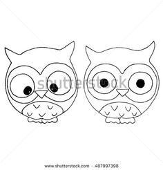 236x246 Happy Valentine's Day Background With Couple Of Owls Royalty Free