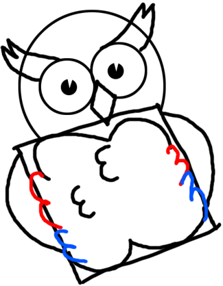 325x418 How To Draw Owls Simple Steps To Cartooning A Comic Owl