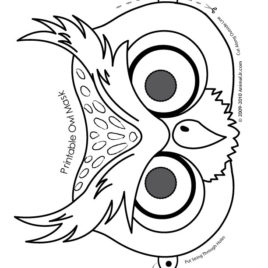 268x268 Owl Head Coloring Page Kids Drawing And Coloring Pages