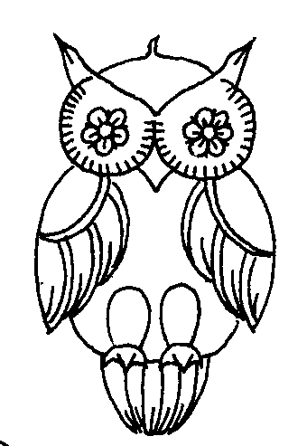 340x493 Suddenly Owl Outline Drawing Free Download Clip Art On Clipart