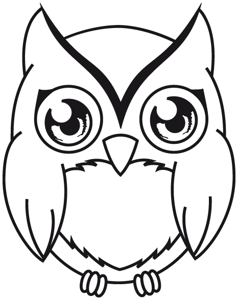 466x590 Little Grey Owl Lineart By Mew Christiana