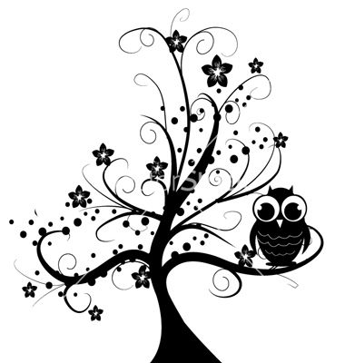 380x400 Tree With Owls