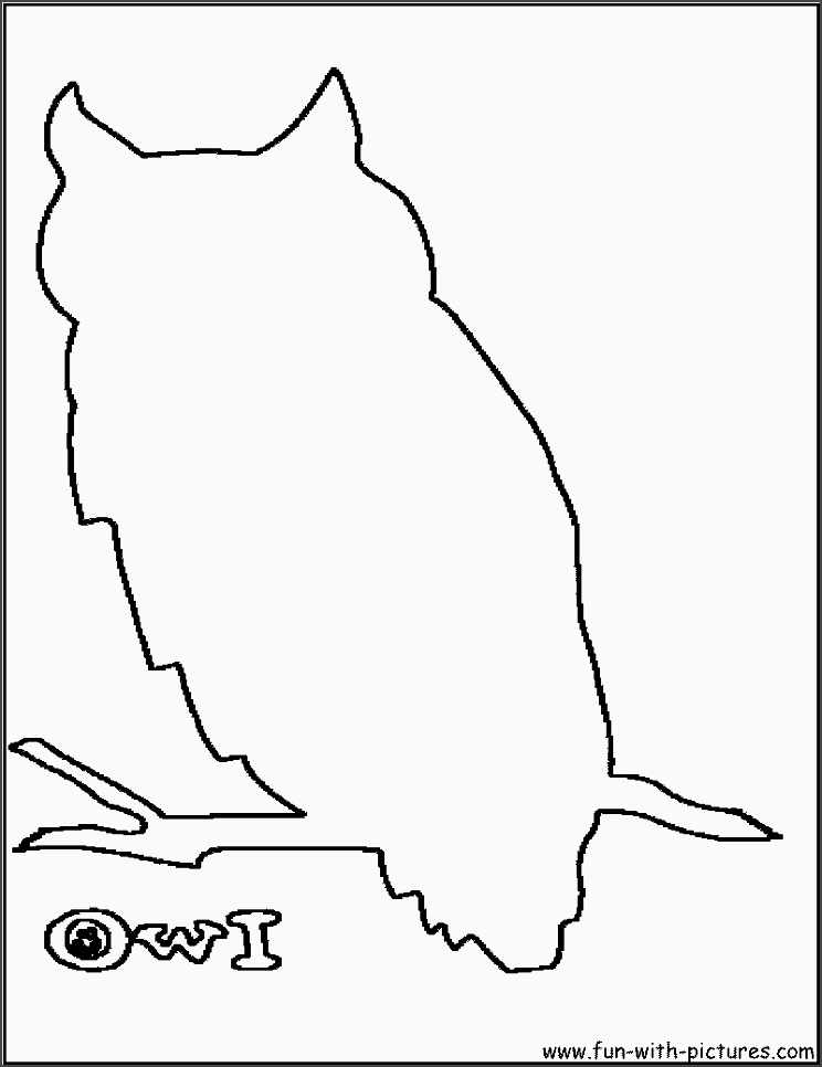 744x966 Owl Outline Free Clip Arts Sanyangfrp