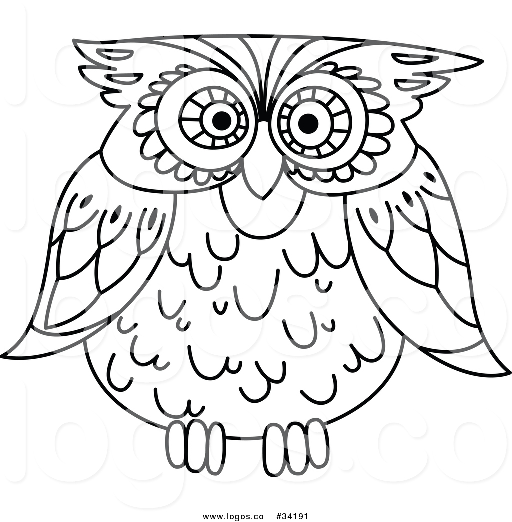 1024x1044 Vector Logo Of An Owl Outline V3 By Vector Tradition Sm