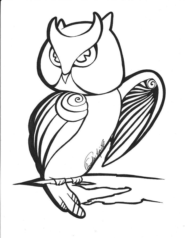 786x1015 Best Photos Of Cute Owl Outline To Trace