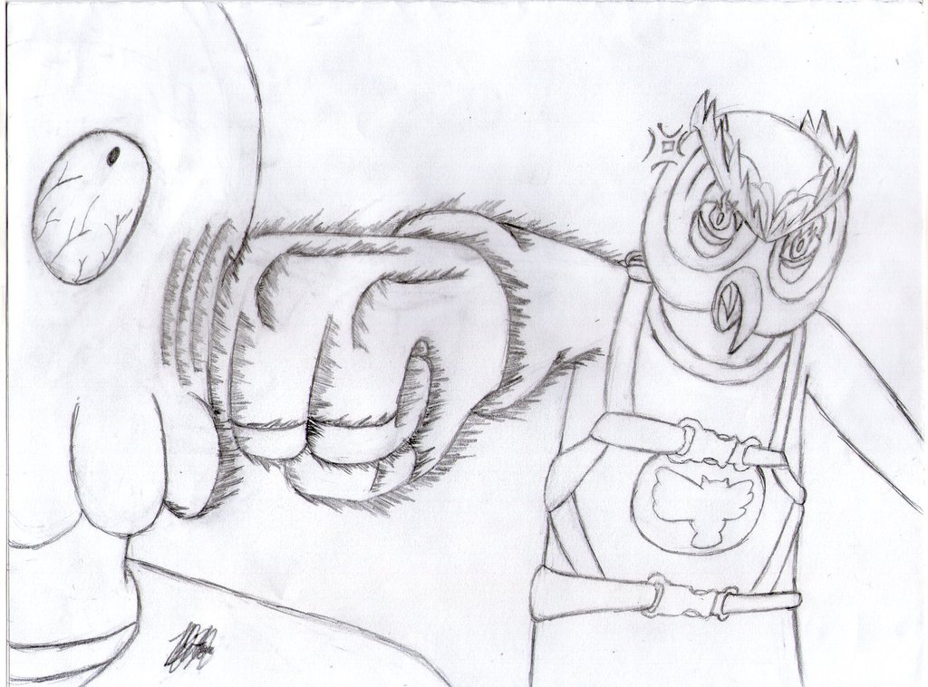 1024x758 Bat Owl's Fist Of Justice By Jhay05ph