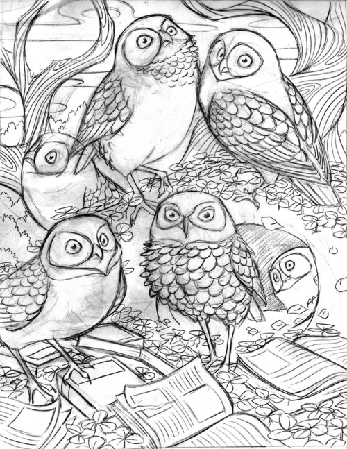 500x647 Owl Sketchbook Tumblr