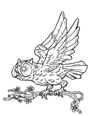 301x388 Owl Tattoo Design By Mu63n