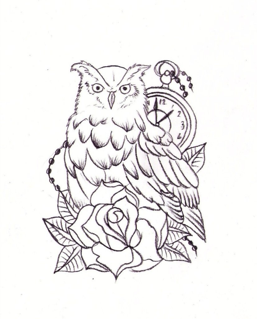 826x1024 Owl Tattoos Tattoodia