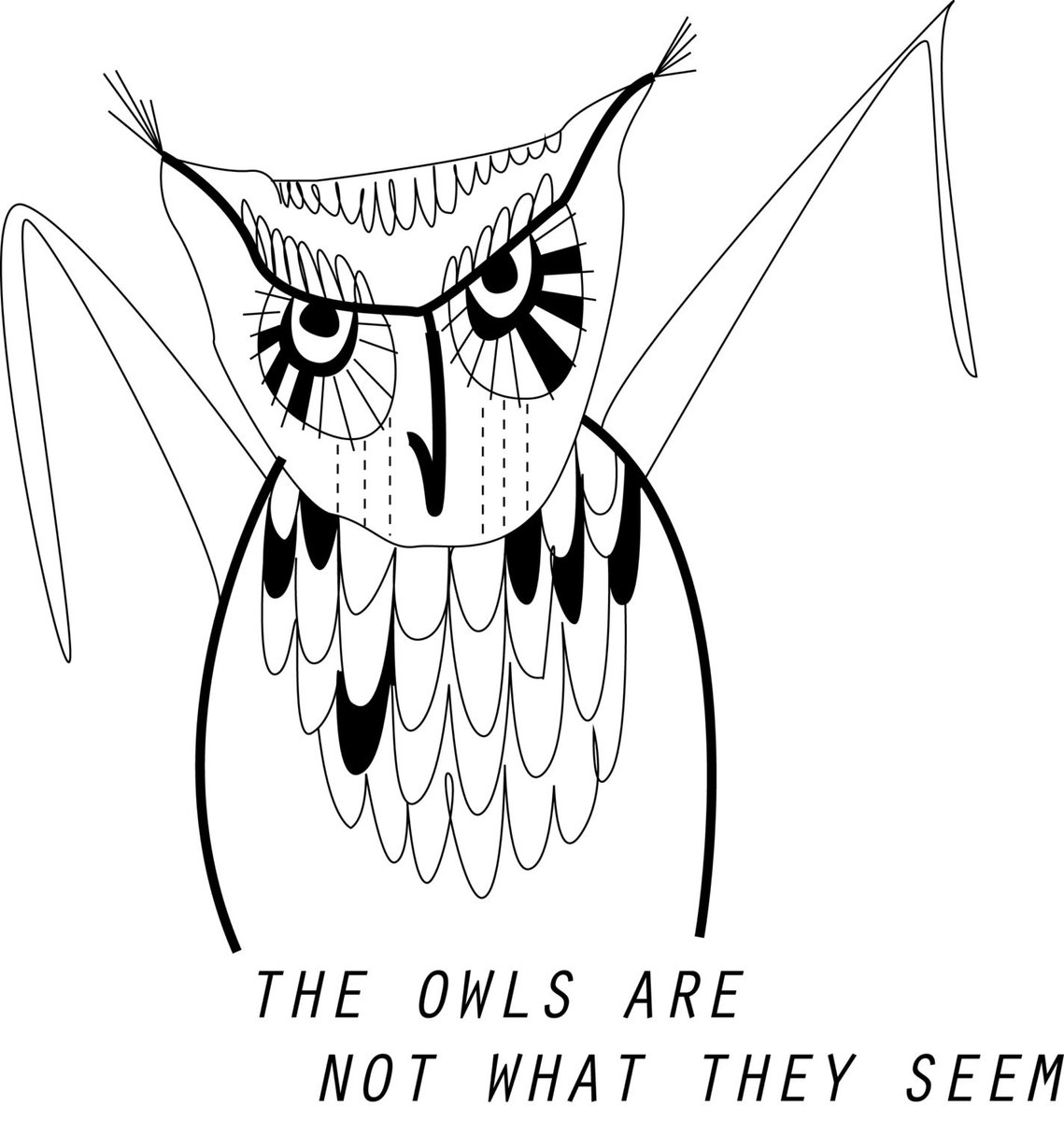 1139x1200 Twin Peaks Owl Women T Shirt Artsy Clothing