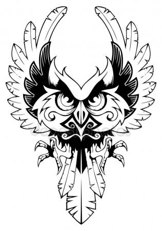 315x450 Owl With Wings Spread Stock Vectors, Royalty Free Owl With Wings