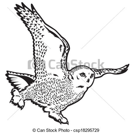450x453 Snowy Owl Clipart Owl Wing