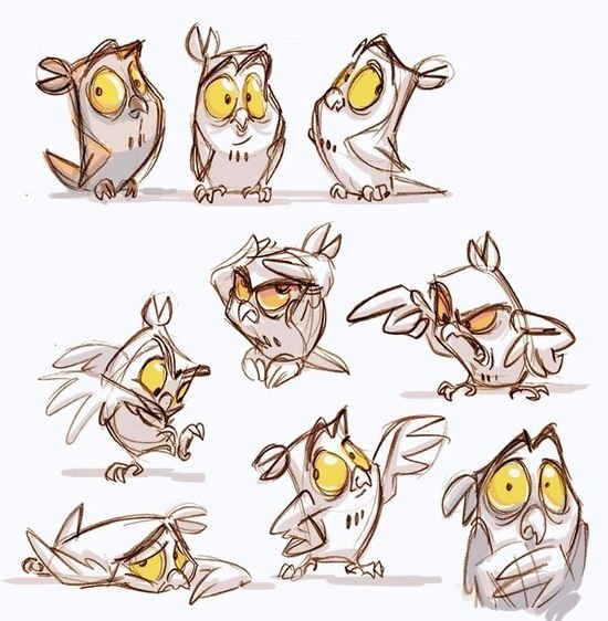 550x562 Pin By Natalia Minaeva On Owls Character Design, Owl