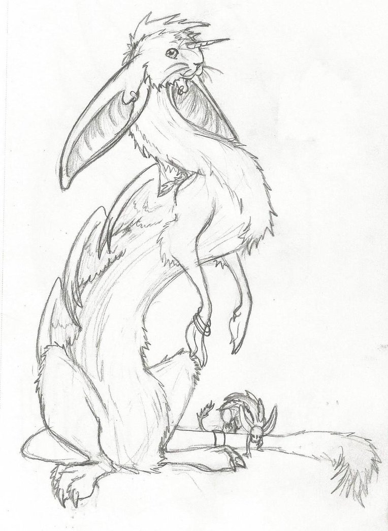 764x1045 Rabbit Unicorn New Owner By Mooddragon