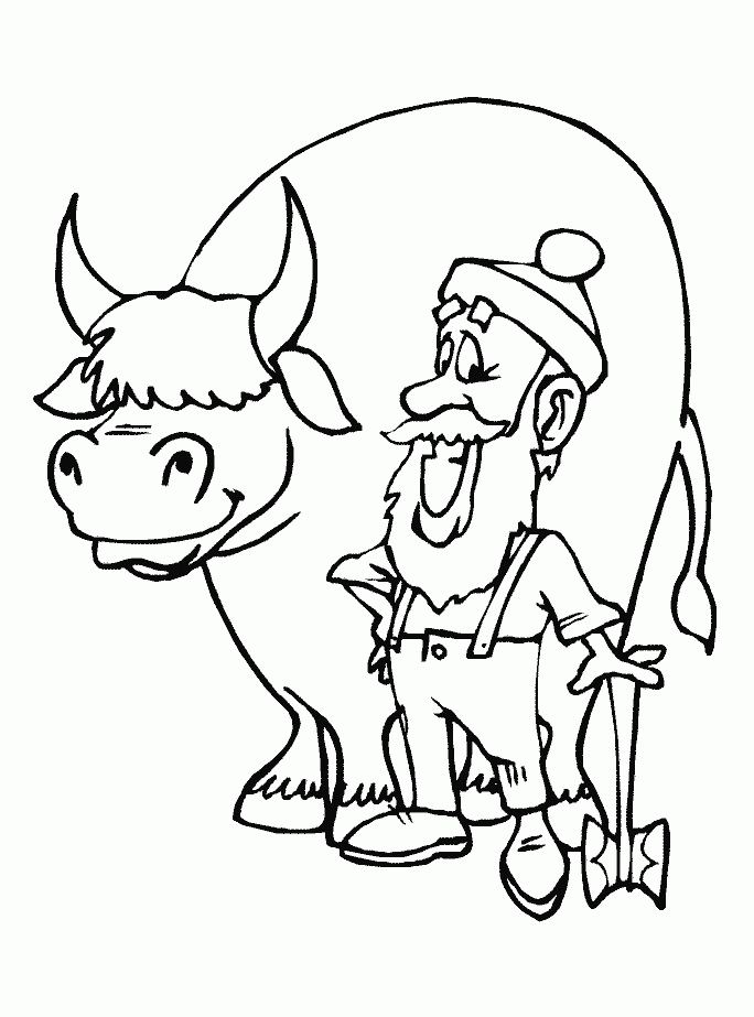 684x923 Ox Coloring Page Many Interesting Cliparts