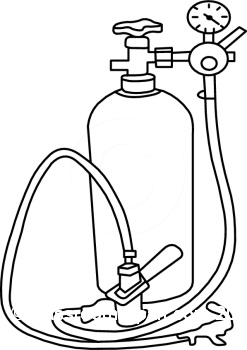 247x350 Oxygen Tank Clipart Black And White