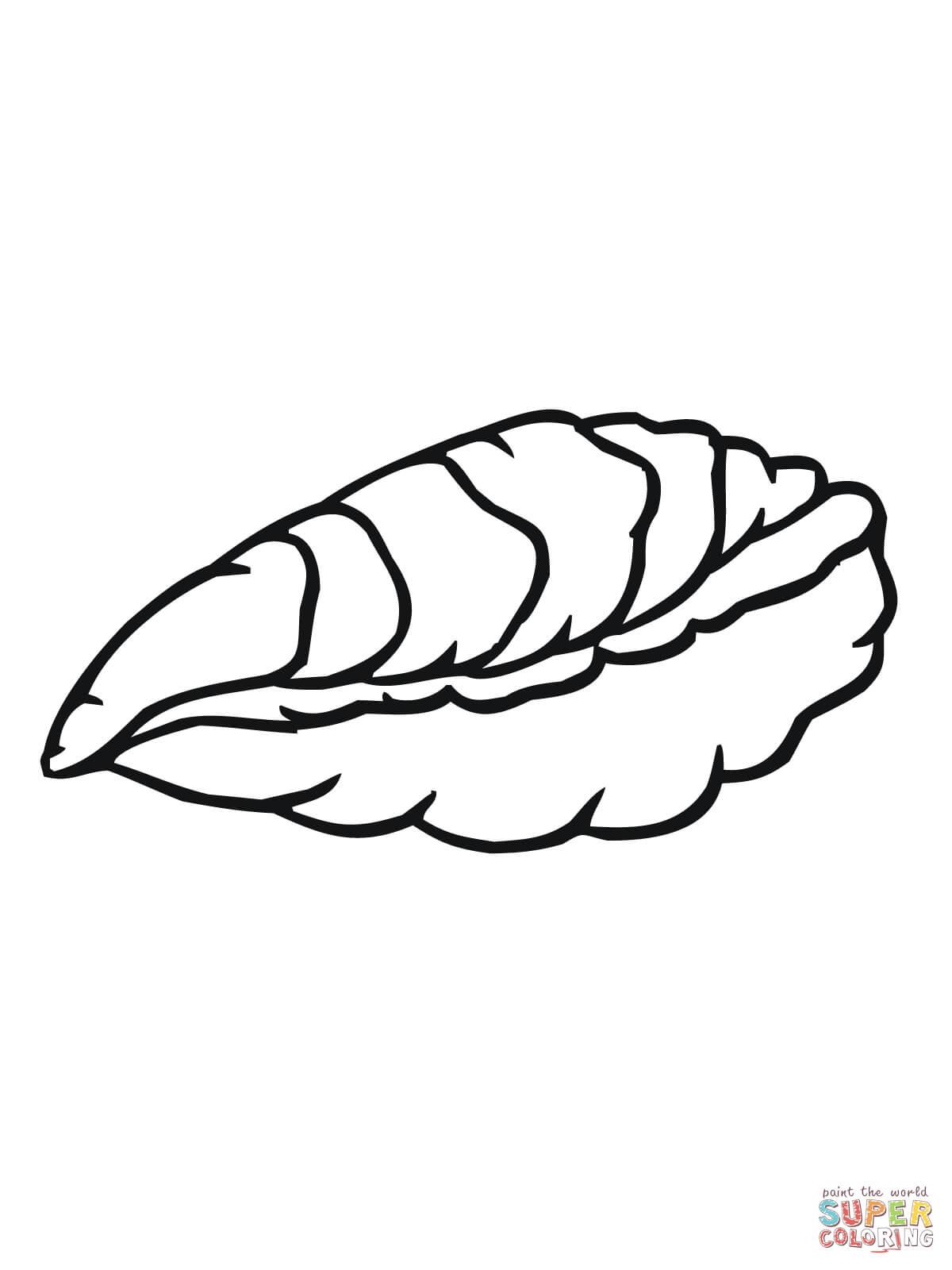 1200x1600 Oyster Coloring Page Free Printable Coloring Pages