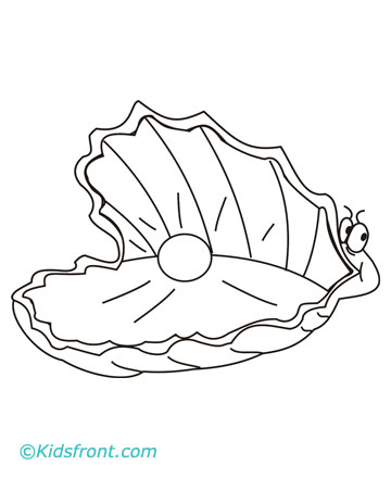 360x440 Oyster Coloring Pages