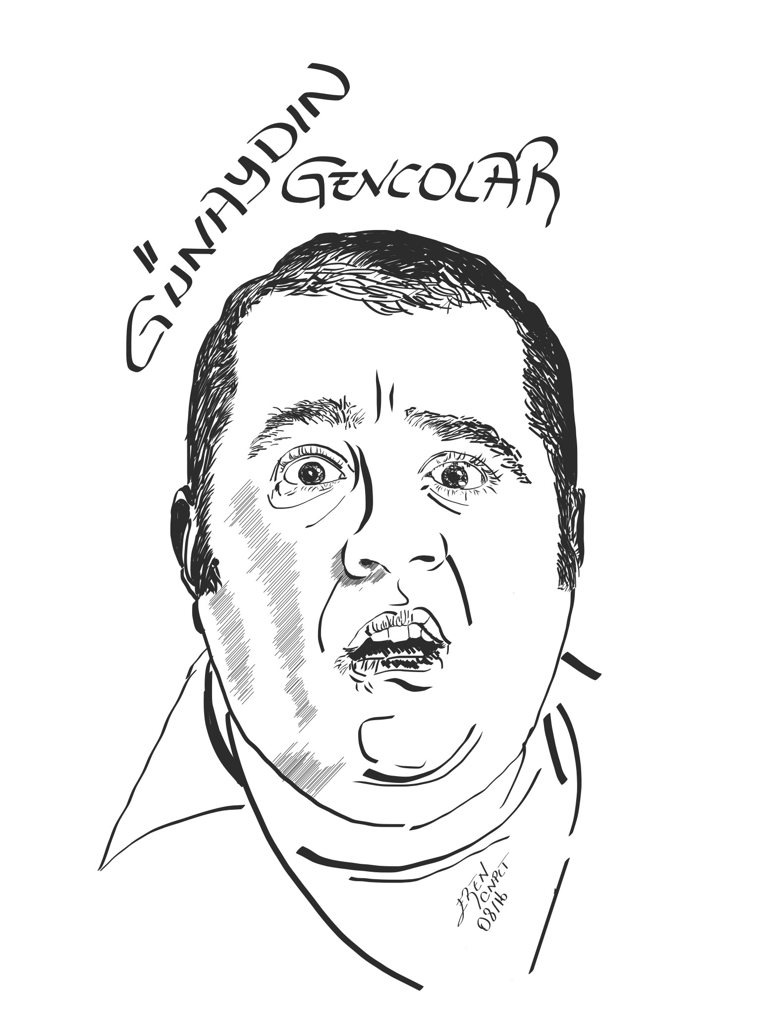 Pablo Escobar Drawing at GetDrawings | Free download