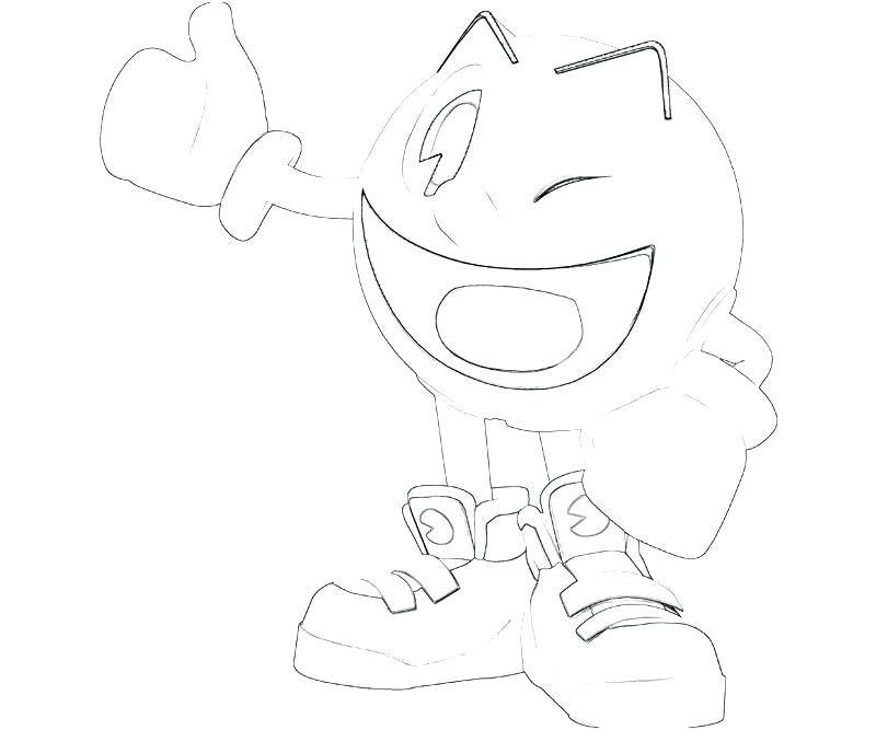 800x667 Delightful Pac Man Coloring Pages Kids Page Many Interesting 3