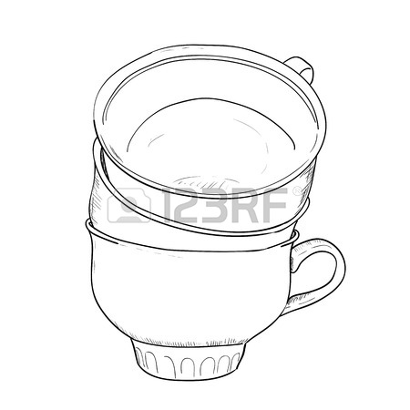 450x450 Vector Sketch Of A Pack Of Cigarettes. Hand Draw Illustration