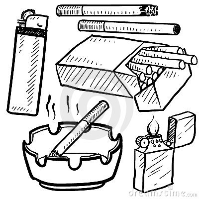 400x400 Cigarette Sketches